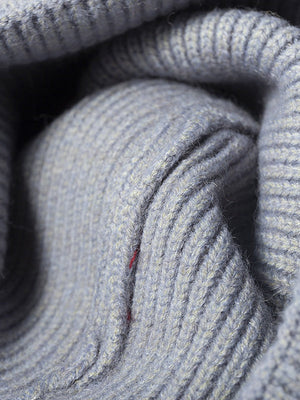 XL Slouchy Beanie, Thick Knit Winter Hat for Large Heads, Extra Warm Skull Cap, One Size