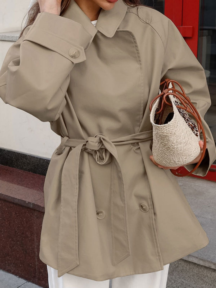 Mid-length Tie Windbreaker