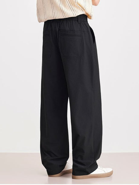 Drape Tight Straight-fit Pants