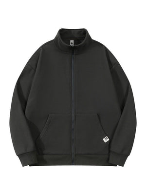 Thickening Fleece Keep Warm Stand Collar Zipper Jackets