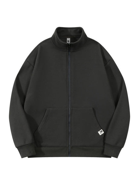 Thickening Fleece Keep Warm Stand Collar Zipper Jackets