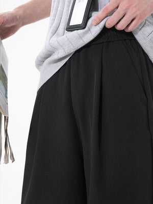 New Chinese Style Dark Pattern Jacquard Patchwork Pants