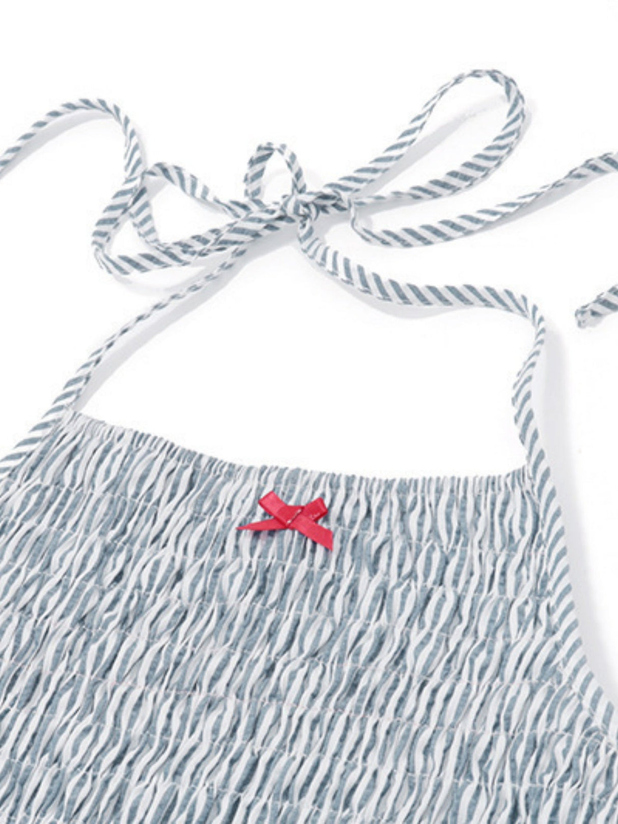 Robes courtes et mini à bretelles et nœud papillon