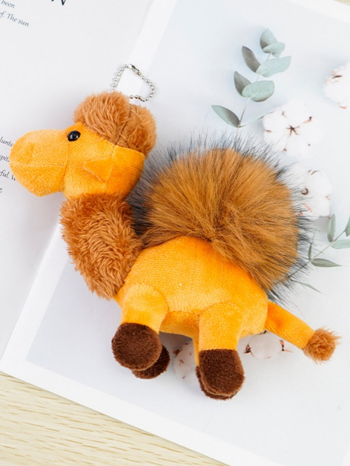 Kamel-Plüschtier-Schlüsselanhänger