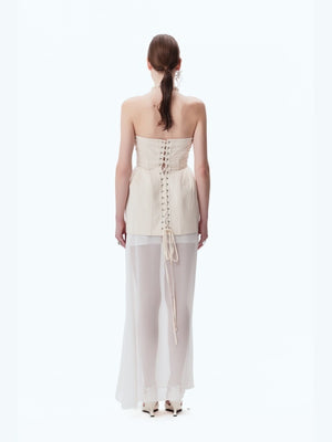 Royal-style Sheer Cotton Skirt