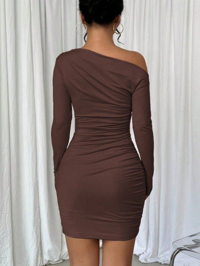 Liber Summer Women's Macaron color Solid Color Mini&Short Dresses