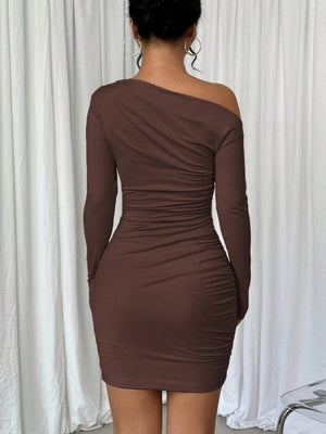 Liber Summer Women's Macaron color Solid Color Mini&Short Dresses