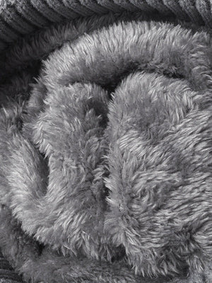 Bonnet à pompon jacquard, bonnet d'hiver en maille épaisse, doublure polaire chaude, taille unique