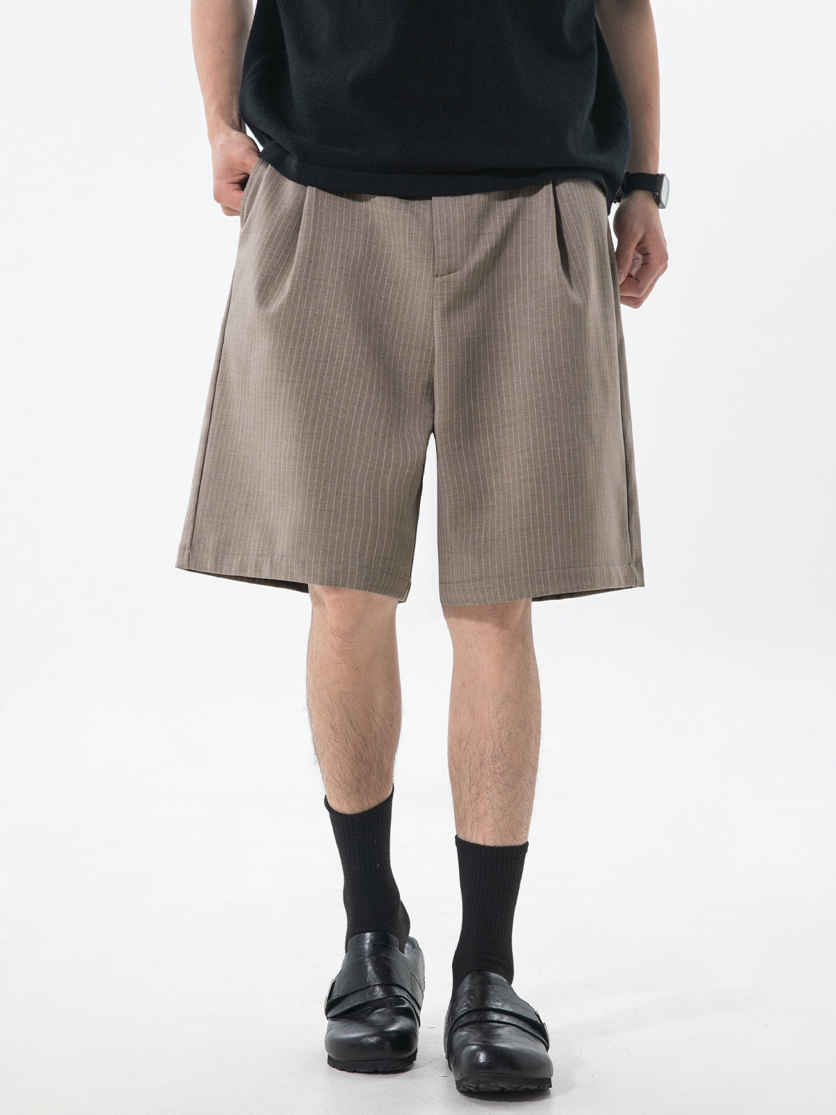 Retro Stripes Suit Five Points Shorts