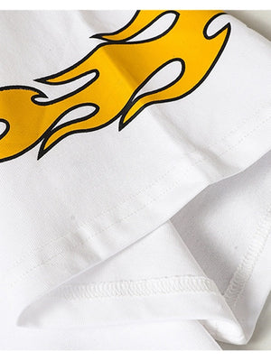 Foaming Printed Graffiti T-shirts