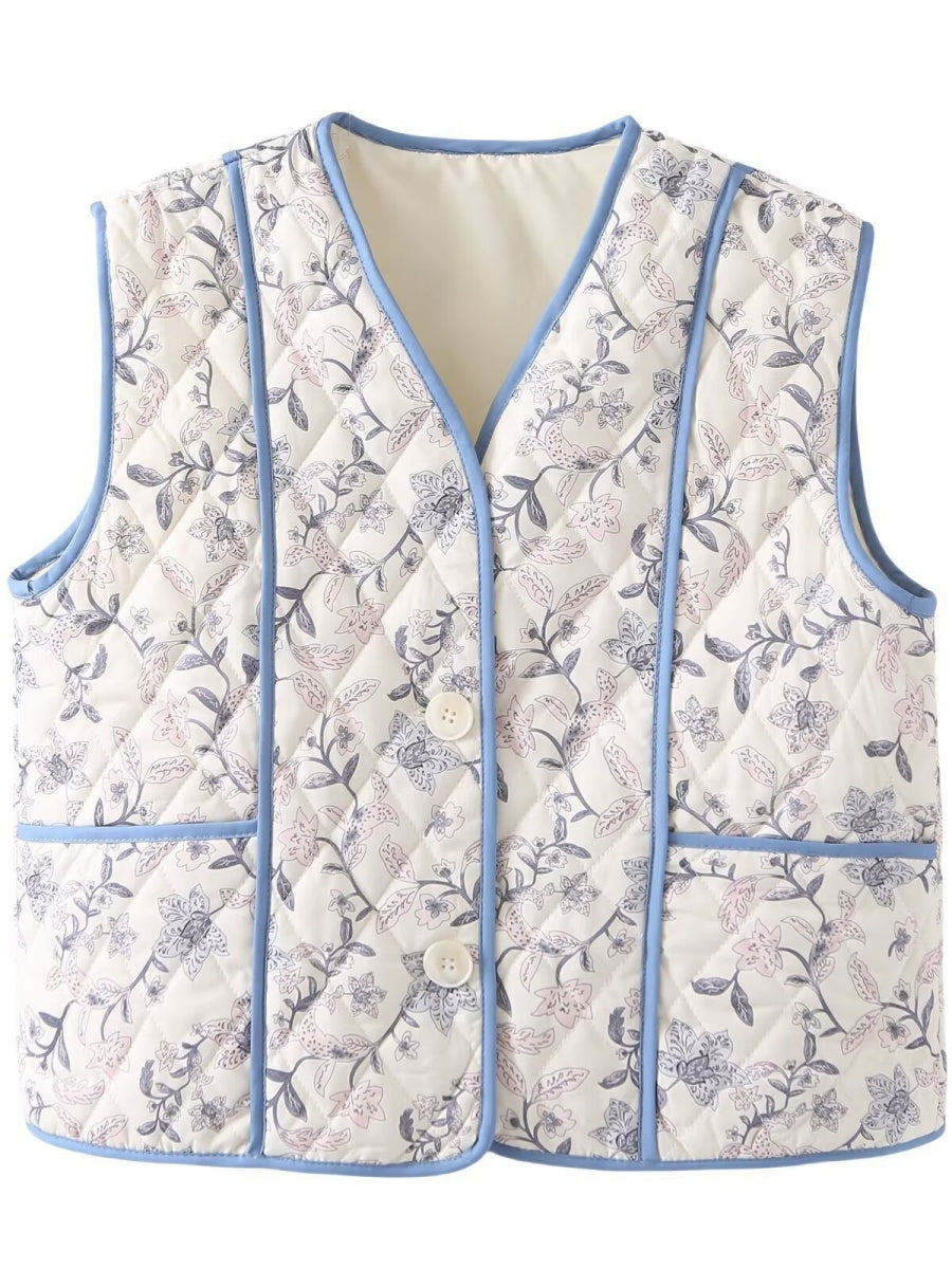 Liber European and American style Women's Printed Vests