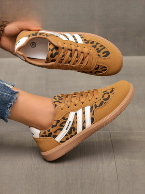 Retro Color-blocked German Training Shoes And Sneakers