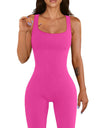 Seamless Thread Detachable Chest Spaghetti Strap Backless Exercise Yoga Fitness Jumpsuits&Bodysuits