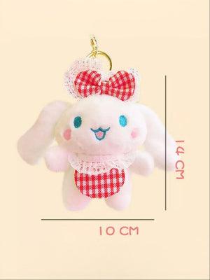 Plüschhasen-Schlüsselanhänger