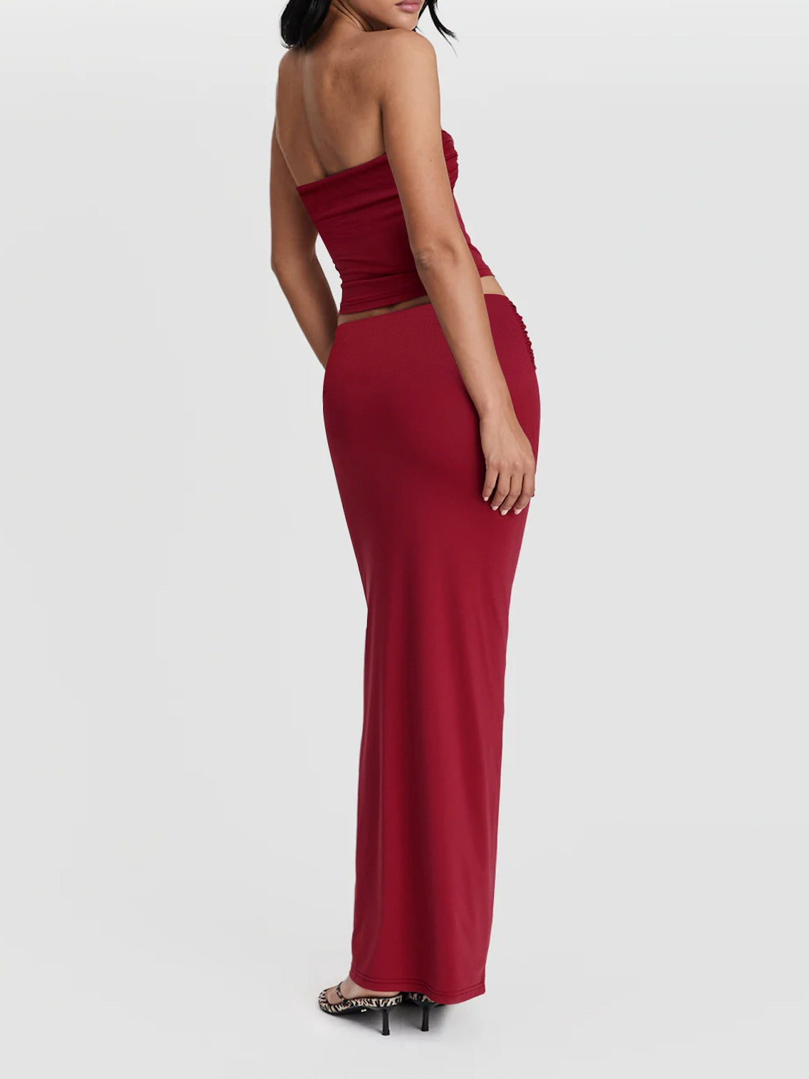 Liber Summer Women's Splicing Solid Color 2-piece Sets