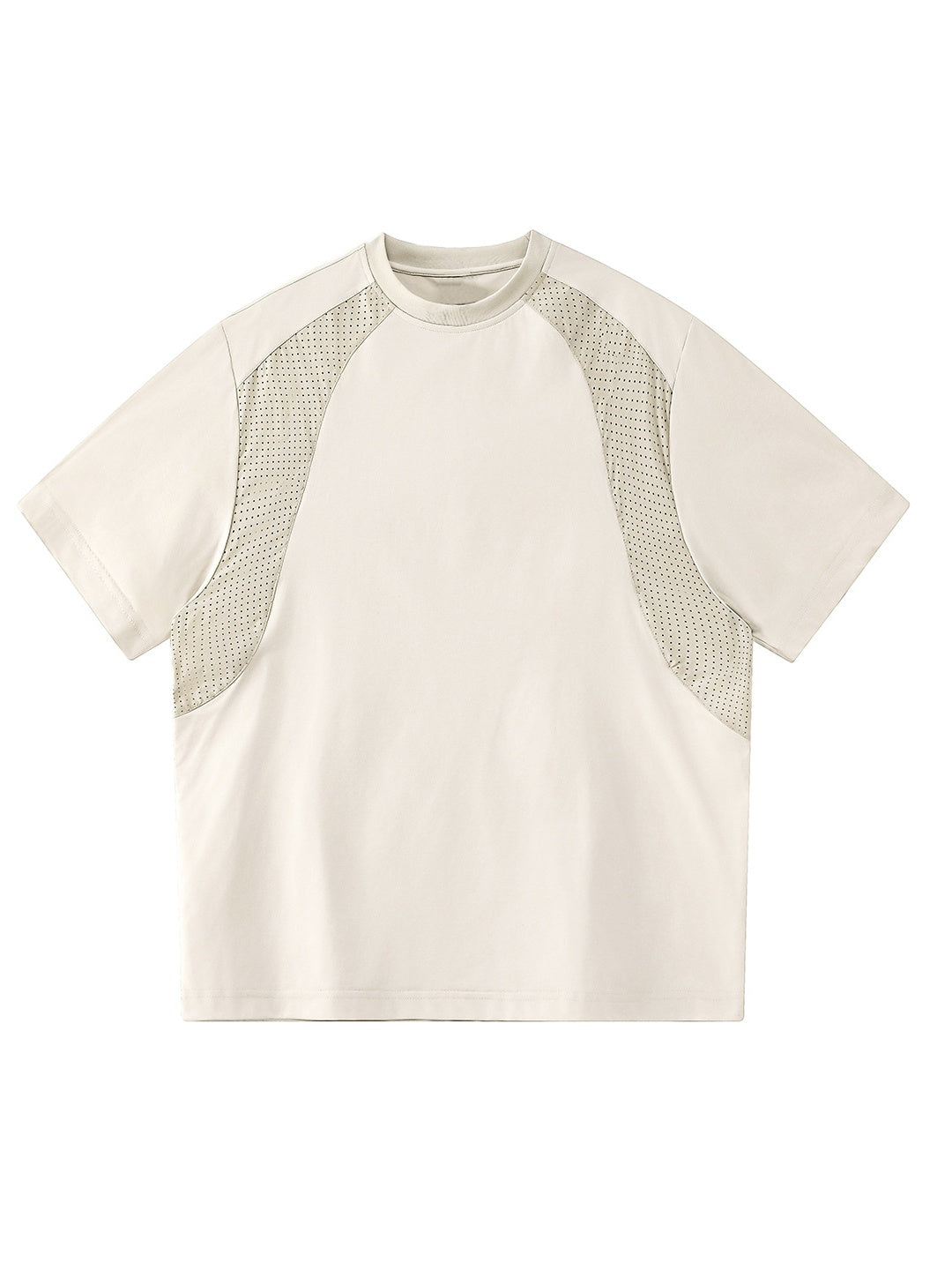 Color-blocked Patchwork Breathable Loose-fit Quick-drying T-shirts