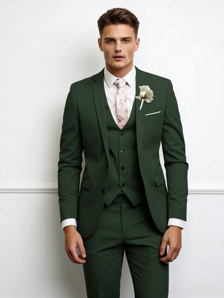 Slim-fit Wedding Suit 3-piece Sets Set