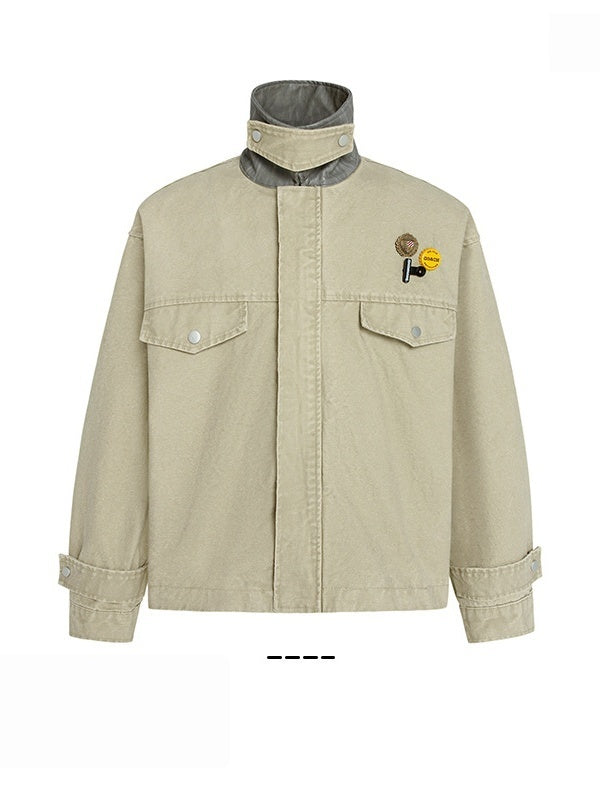 Deconstruction Design Lapel Loose Work Jacket