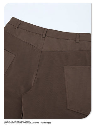 Retro Wide-leg Machete Cargo Trousers
