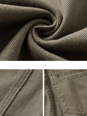 Liber Autumn Men's None Solid Color Pants