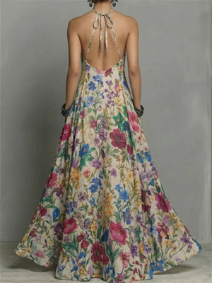 Floral Print Midi Dress