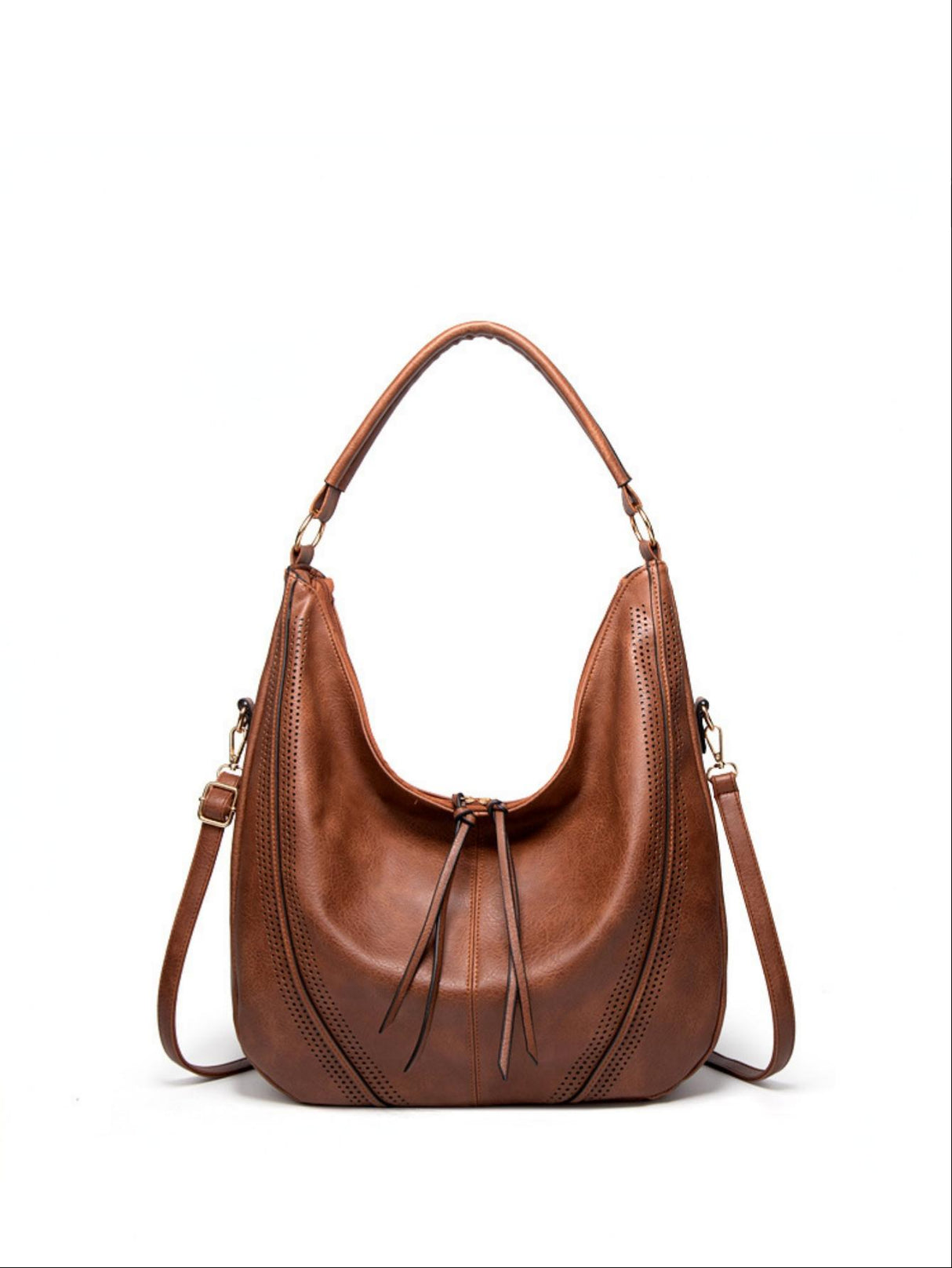 Tassel Openwork Shoulder Bag