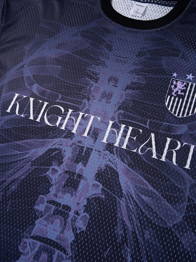 X-ray Skeleton Printed Dark T-shirts