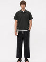 Layered-look Patchwork Business Polo Shirt