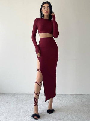 Liber Autumn Women's Bandage Environmental friendly Maxi Dresses