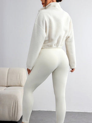 Tracksuit Plush Sweatshirt Yoga Pants Tank Tops Outdoor Leisure 3-piece Sets