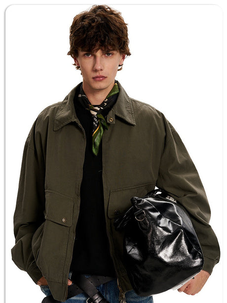 Retro Tooling Loose Lapel Jackets