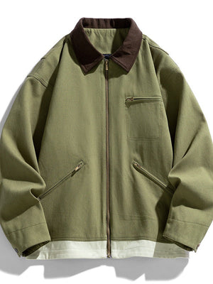 Liber Autumn Men's Color matching Jackets