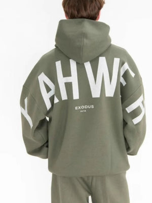 Letter Printing Thickened Long-sleeved Loose Hoodies