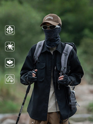 Large Pockets Water Proof Windproof Outdoor Functional Style Shirts