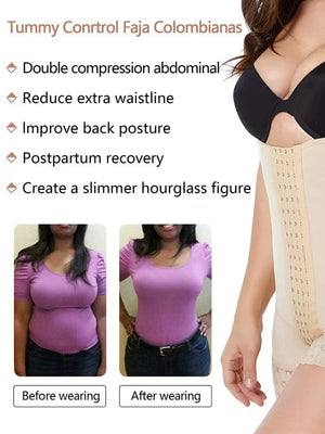 Taillenkorsett mit Knöpfen, Bauchformer aus Spitze, Shapewear-Bodys