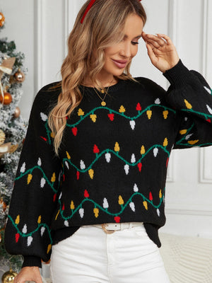 Christmas Colorful Lights Colorful Lights Sweaters
