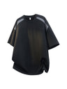 Retro Color-blocked Patchwork Loose-fit T-shirts