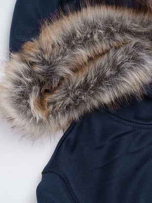 Plush Patchwork Hoodies Pocket Jackets