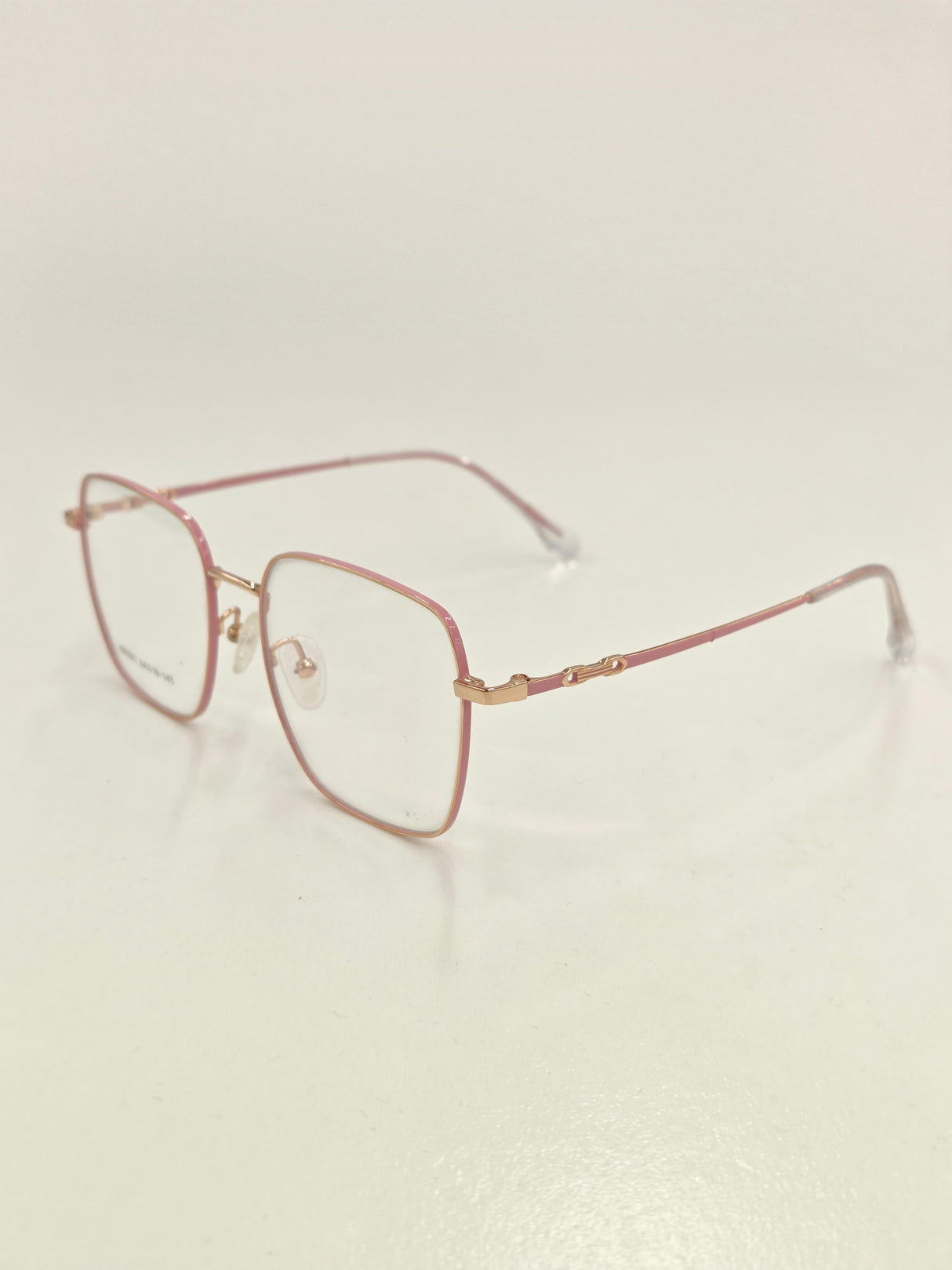 Gold And Pink Eyeglasses