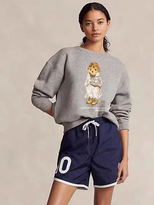 Bear Crew Neck Sweatshirts