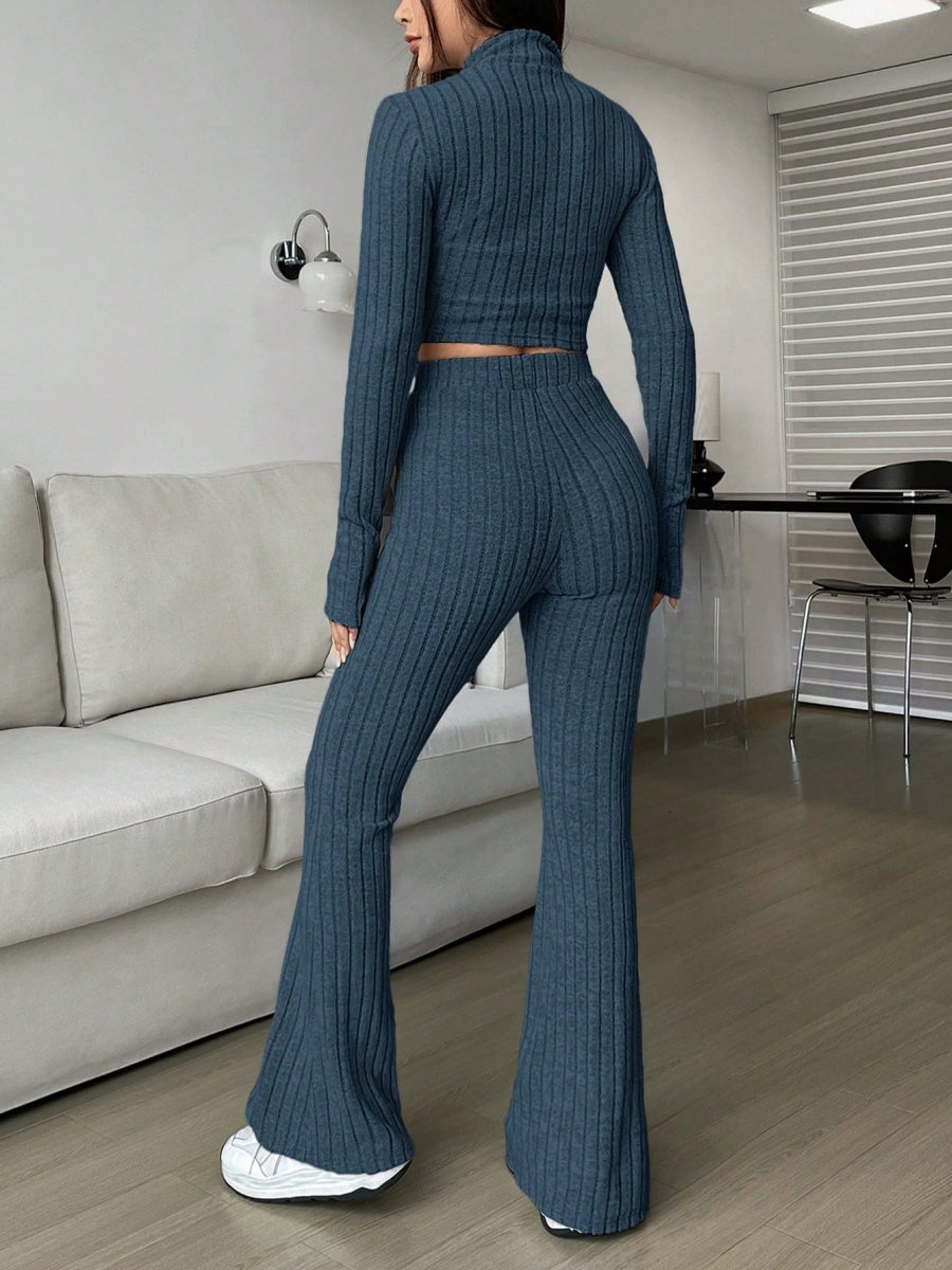Liber Autumn Women's Zipper 2-piece Sets