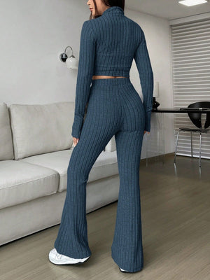 Liber Autumn Women's Zipper 2-piece Sets