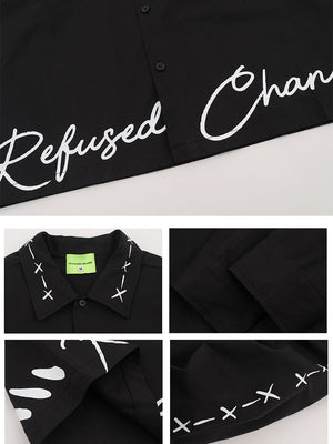 Liber Autumn Men's Printed Cartoon Shirts