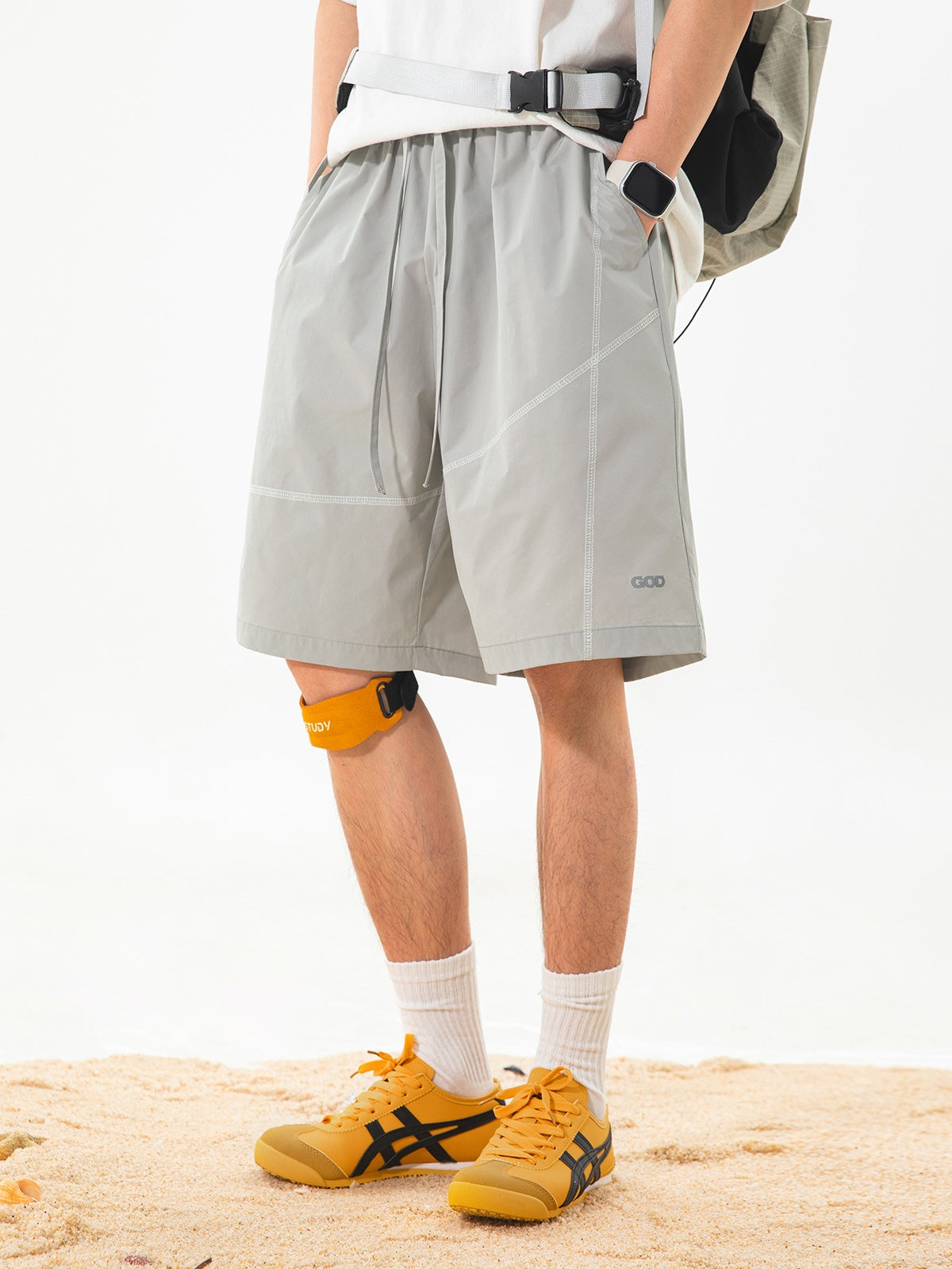 Lightweight Reflective Five Points Beach Shorts