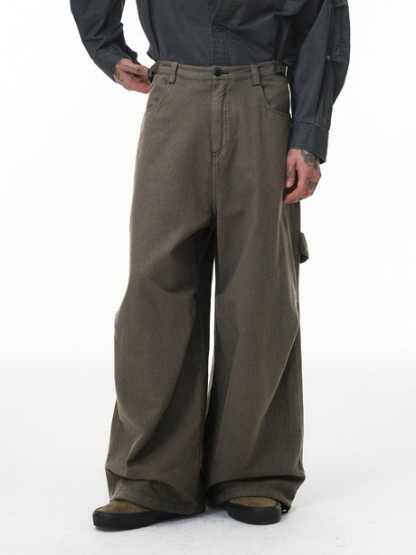 Liber Autumn Neutral wear Cargo Trousers