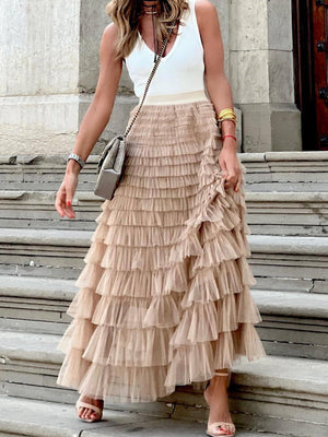 Mesh Multi-story Sweet Cake Skirt