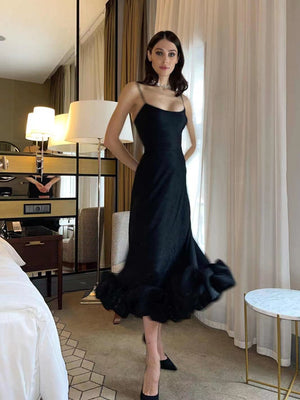 Large Skirt 3D Flowers Camisoles Maxi Dresses