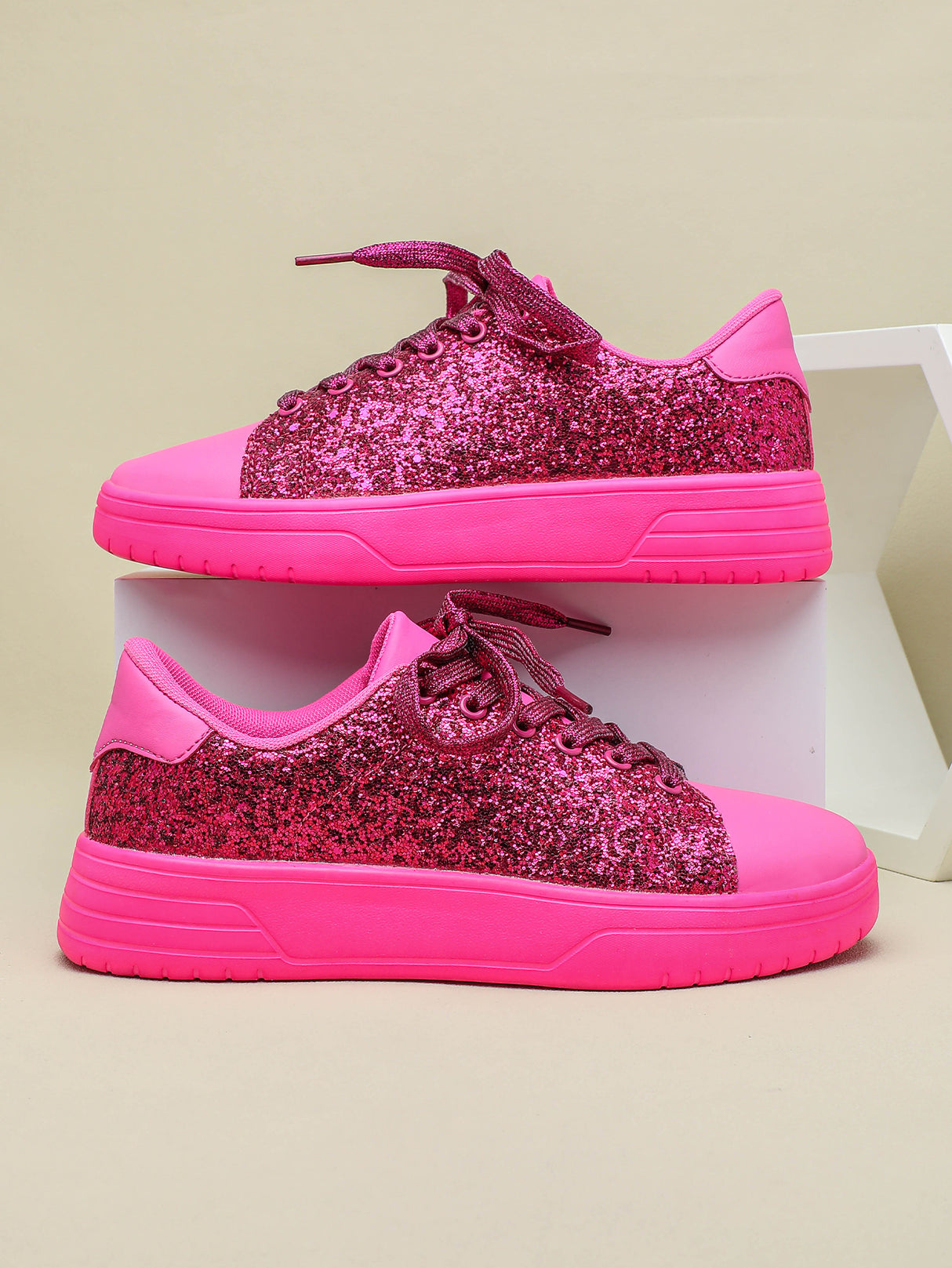 Sequined Women's Sneakers