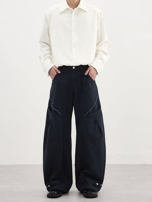 Baggy Profile Scimitar Cargo Trousers