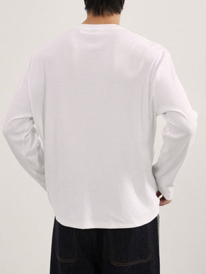 Retro Henry Collar Boxy T-shirts